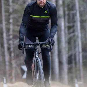 Rogelli HERO II - męska bluza rowerowa czarno-zółta - obrazek 13