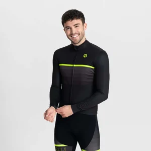 Rogelli HERO II - męska bluza rowerowa czarno-zółta - obrazek 3
