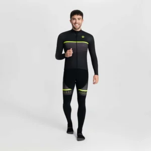 Rogelli HERO II - męska bluza rowerowa czarno-zółta - obrazek 5