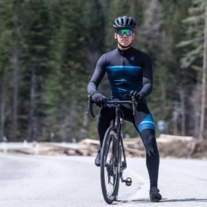 Rogelli HERO II - męska bluza rowerowa czarno-niebieska - obrazek 9