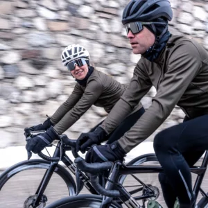 Rogelli CORE - damska zimowa kurtka rowerowa khaki - obrazek 14