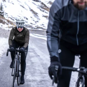 Rogelli CORE - damska zimowa kurtka rowerowa khaki - obrazek 6