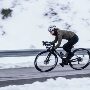 Rogelli CORE - damska zimowa kurtka rowerowa khaki - obrazek 8