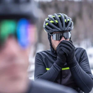 Rogelli NIMBUS - damskie zimowe rękawiczki rowerowe czarne - obrazek 7