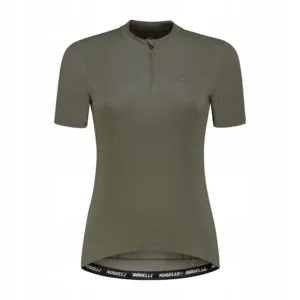 Rogelli CORE - damska koszulka rowerowa khaki - obrazek 1