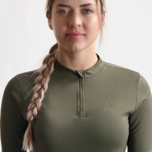 Rogelli CORE - damska koszulka rowerowa khaki - obrazek 5