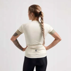 Rogelli MODESTA - damska koszulka rowerowa beżowa - obrazek 4