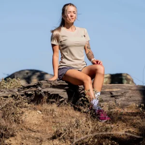 Rogelli CORE - damska koszulka sportowa beżowa - obrazek 12