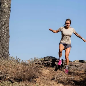 Rogelli CORE - damska koszulka sportowa beżowa - obrazek 16