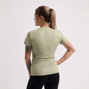 Rogelli CORE - damska koszulka sportowa beżowa - obrazek 4