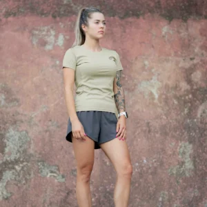 Rogelli CORE - damska koszulka sportowa beżowa - obrazek 9