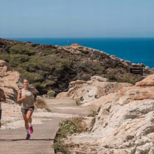 Rogelli CORE - damski podkoszulek sportowy beżowy - obrazek 12