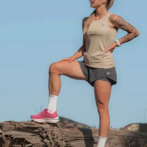 Rogelli CORE - damski podkoszulek sportowy beżowy - obrazek 10