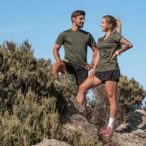 Rogelli PROMO - damska koszulka funkcjonalna khaki - obrazek 5