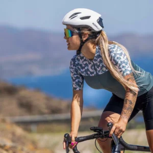 Rogelli ESSENTIAL GRAPHIC - damska koszulka rowerowa zielona - obrazek 7