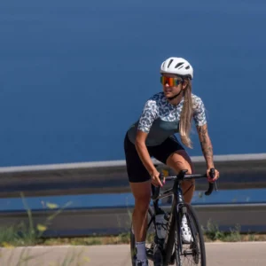 Rogelli ESSENTIAL GRAPHIC - damska koszulka rowerowa zielona - obrazek 8