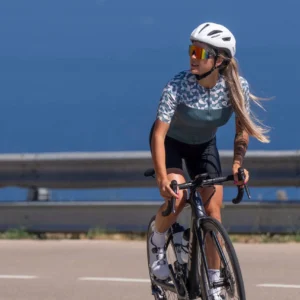 Rogelli ESSENTIAL GRAPHIC - damska koszulka rowerowa zielona - obrazek 9