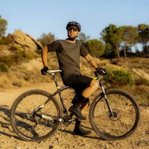 Rogelli MTB ADVNTR DISTANCE - męska koszulka rowerowa zielona - obrazek 12