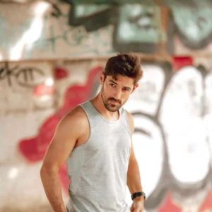 Rogelli ACE - męski bezrękawnik do biegania szary - obrazek 9