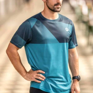 Rogelli RUSH - męska koszulka funkcyjna niebieska - obrazek 6