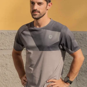 Rogelli RUSH - męska koszulka funkcyjna szara - obrazek 6