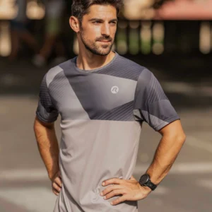 Rogelli RUSH - męska koszulka funkcyjna szara - obrazek 7