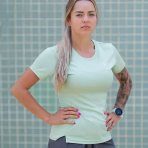 Rogelli AYA - damska koszulka do biegania zielona - obrazek 6