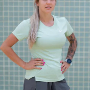 Rogelli AYA - damska koszulka do biegania zielona - obrazek 7