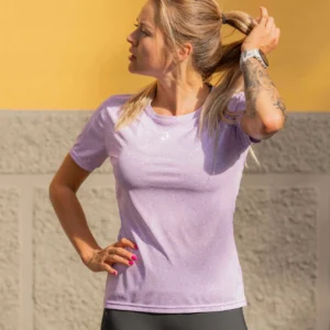 Rogelli SPARKLE - damski koszulka do biegania różowa - obrazek 5