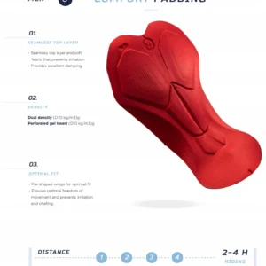 Rogelli GRVLR - męskie spodenki gravelowe z szelkami i wkładką - obrazek 8