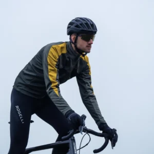 Rogelli FREEZE - męska zimowa kurtka rowerowa khaki - obrazek 14