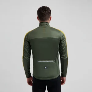 Rogelli FREEZE - męska zimowa kurtka rowerowa khaki - obrazek 6