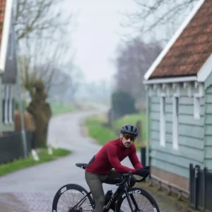 Rogelli SIGNATURE - męska bluza rowerowa bordowa - obrazek 11