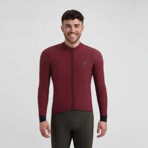 Rogelli SIGNATURE - męska bluza rowerowa bordowa - obrazek 5