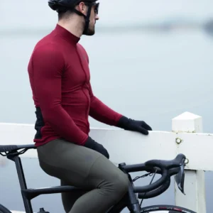 Rogelli SIGNATURE - męska bluza rowerowa bordowa - obrazek 9