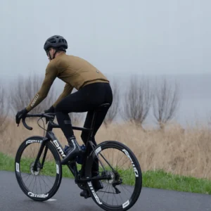 Rogelli MONO - męskie zimowe spodnie rowerowe z szelkami czarne - obrazek 8