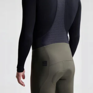 Rogelli SIGNATURE - męskie zimowe spodnie rowerowe z szelkami khaki - obrazek 8