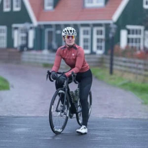 Rogelli MONO - damska bluza rowerowa DWR bordowa - obrazek 13