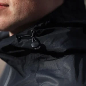 Rogelli COMMUTER CORE - przeciwdeszczowa kurtka rowerowa czarna - obrazek 14