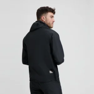 Rogelli COMMUTER CORE - przeciwdeszczowa kurtka rowerowa czarna - obrazek 4