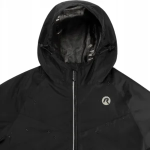 Rogelli COMMUTER CORE - przeciwdeszczowa kurtka rowerowa czarna - obrazek 8