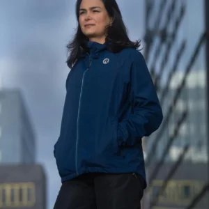 Rogelli COMMUTER CORE - przeciwdeszczowa kurtka rowerowa granatowa - obrazek 11