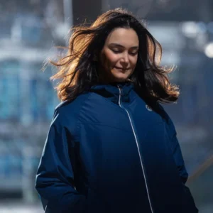 Rogelli COMMUTER CORE - przeciwdeszczowa kurtka rowerowa granatowa - obrazek 12