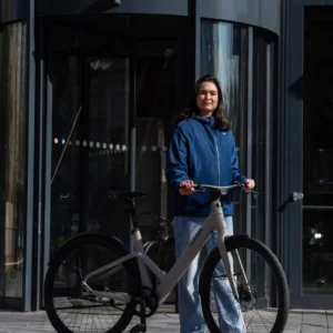 Rogelli COMMUTER CORE - przeciwdeszczowa kurtka rowerowa granatowa - obrazek 14