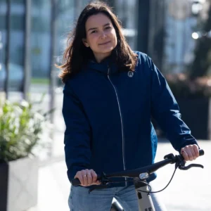 Rogelli COMMUTER CORE - przeciwdeszczowa kurtka rowerowa granatowa - obrazek 15