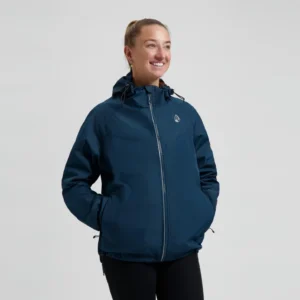 Rogelli COMMUTER CORE - przeciwdeszczowa kurtka rowerowa granatowa - obrazek 3