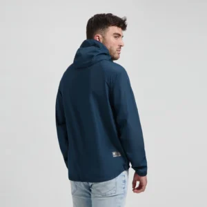 Rogelli COMMUTER CORE - przeciwdeszczowa kurtka rowerowa granatowa - obrazek 6