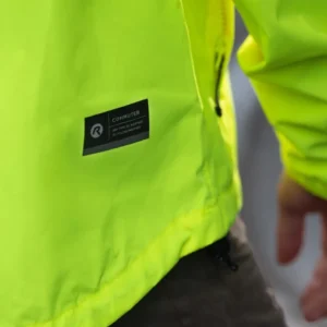 Rogelli COMMUTER CORE - przeciwdeszczowa kurtka rowerowa żółta - obrazek 13