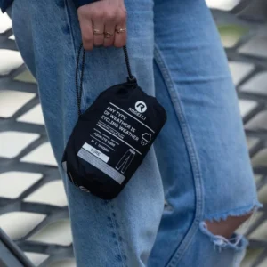 Rogelli COMMUTER CORE - przeciwdeszczowe spodnie rowerowe czarne - obrazek 11