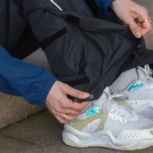 Rogelli COMMUTER CORE - przeciwdeszczowe spodnie rowerowe czarne - obrazek 15